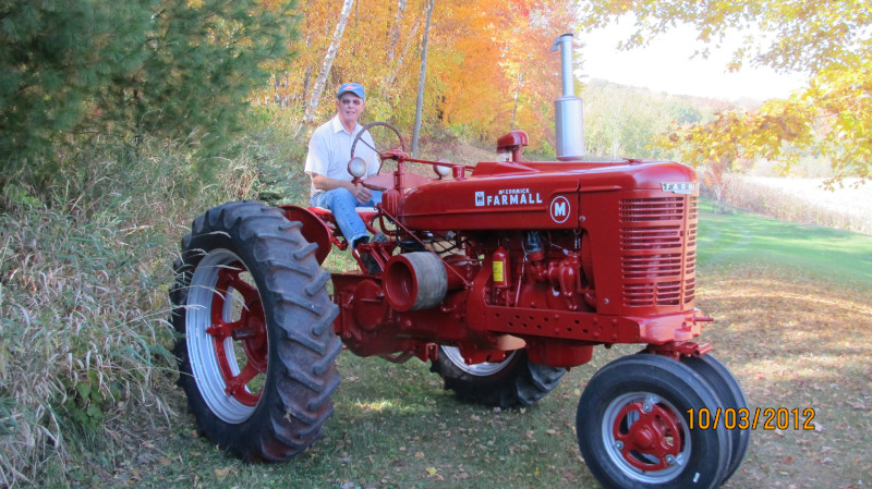 A Farmall M Lookout Runner photographed in the fall.